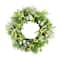 24" Yellow & White Spring Daisy & Dogwood Floral Wreath